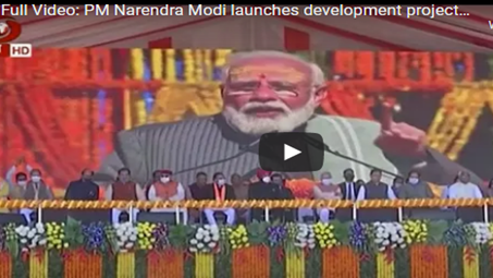 PM Narendra Modi launches development projects in Dehradun