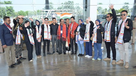 'Wholeheartedly enjoyed the National Tribal Dance Festival', said the artists from Indonesia while returning to their county
