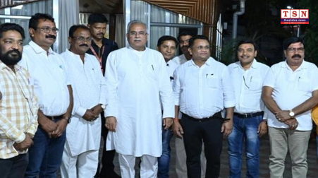 Chief Minister Bhupesh Baghel had a courtesy meeting with the delegation of Tehsil Sahu Sangh Patan