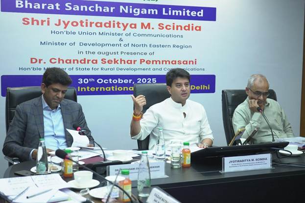 Jyotiraditya M. Scindia Reviews BSNL’s Q2 Performance; Stresses on Quality of Service, Cost Efficiency, and Profitability
