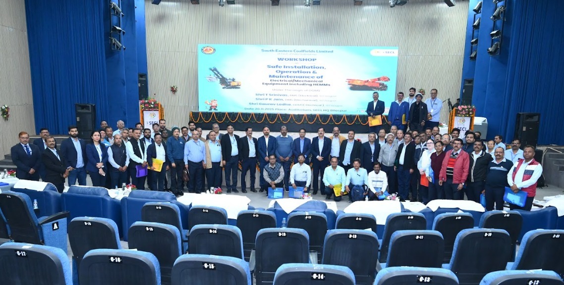 SECL Organizes One-Day Workshop on Maintenance of Electrical/Mechanical Equipment and HEMM under the Aegis of DGMS