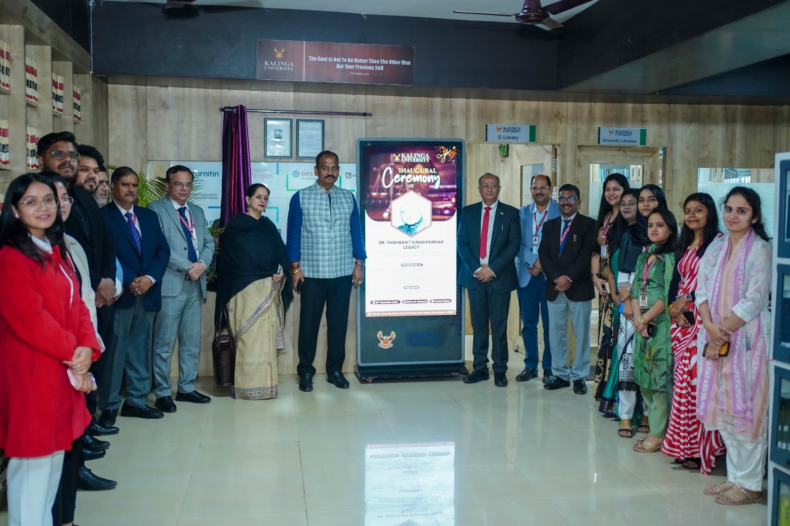 Kalinga University’s Central Library Unveils the ‘Dr. Yashwant Singh Parmar Legacy’ Special Collection