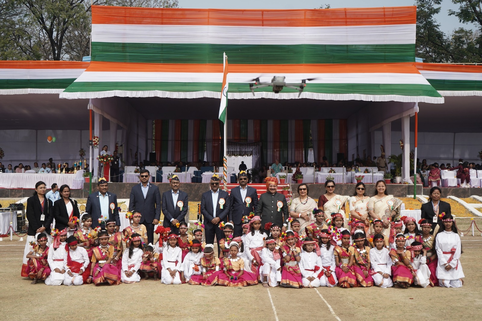 77th Republic Day Celebrated with Grandeur at SECL Headquarters