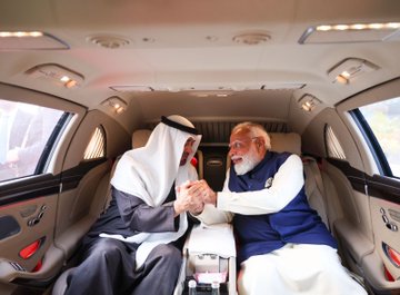 PM receives H.H. Sheikh Mohamed bin Zayed Al Nahyan, President of the UAE