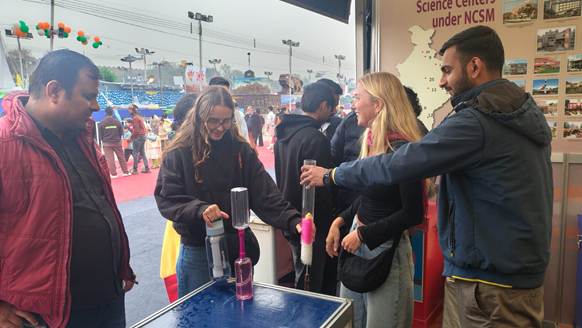 NCSM Enthralls Visitors with Interactive Science Exhibition at Bharat Parv 2026