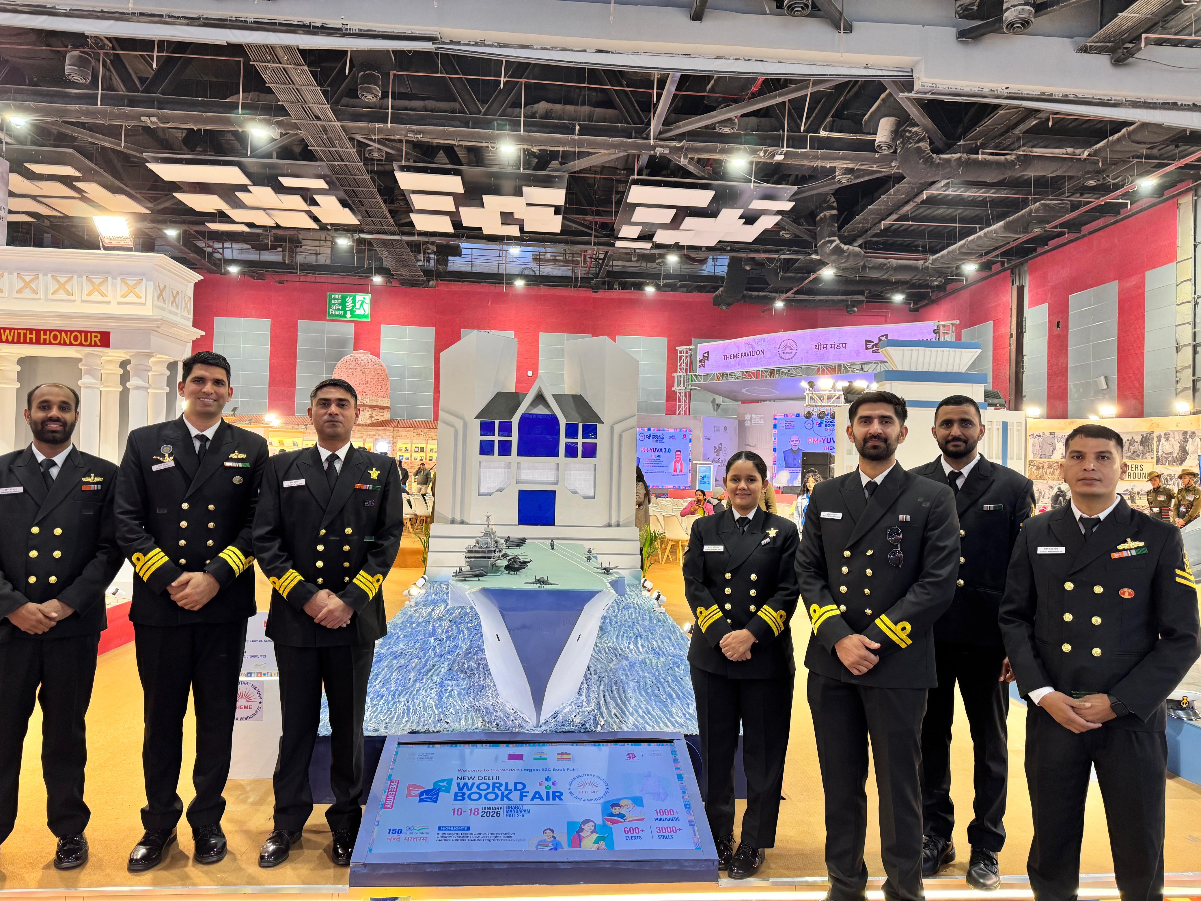 INDIAN NAVY SHOWCASES INDIA’S MARITIME LEGACY AT NEW DELHI WORLD BOOK FAIR 2026