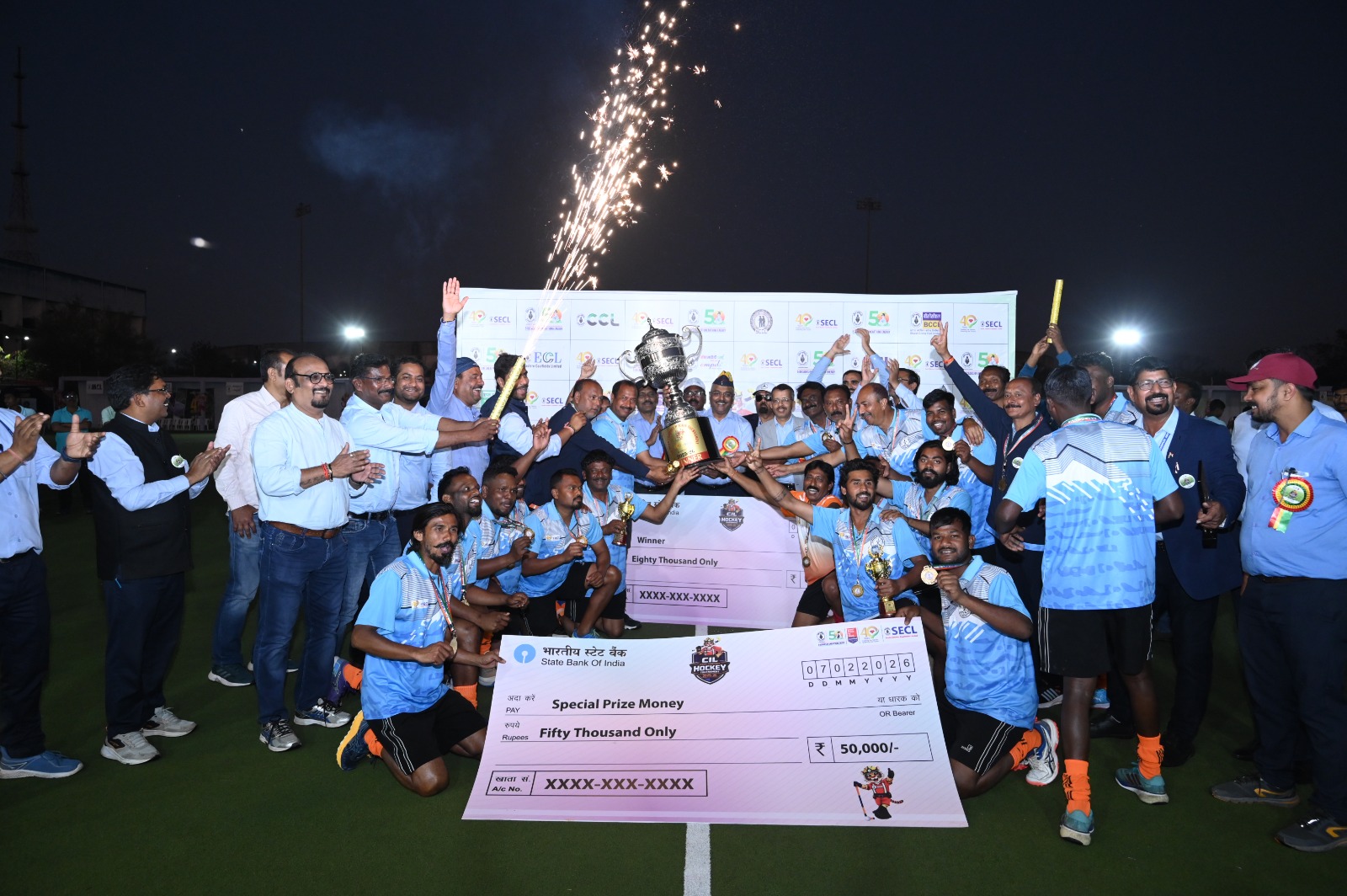 Grand Finale of CIL Inter-Company Hockey Tournament 2025–26; SECL Crowned Champion