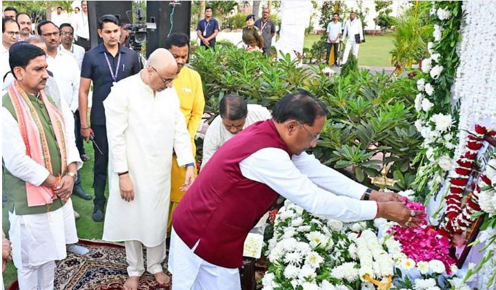 CM Vishnu Deo Sai Pays Tribute to Late Smt. Kusum Sinha