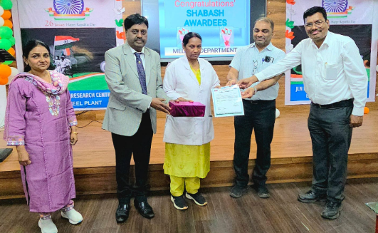 BSP- M&HS Sets New Benchmark in Employee Motivation under SAIL’s SHABASH Scheme