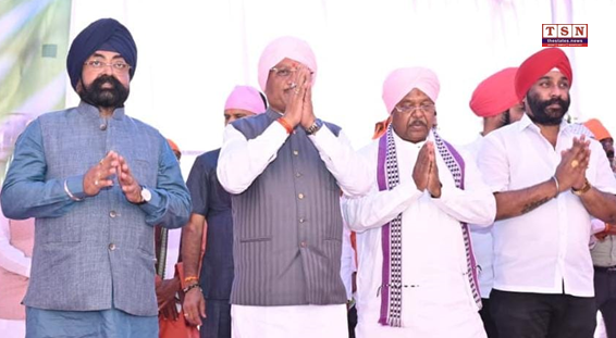 CM Vishnu Deo Sai attends Hola Mohalla programme at Garhphuljhar Nanaksagar in Mahasamund’s Basna
