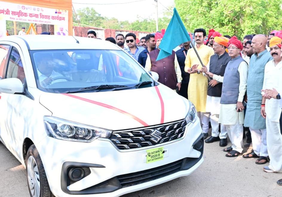 CM Vishnu Deo Sai flags off 4 new government vehicles to strengthen revenue administration