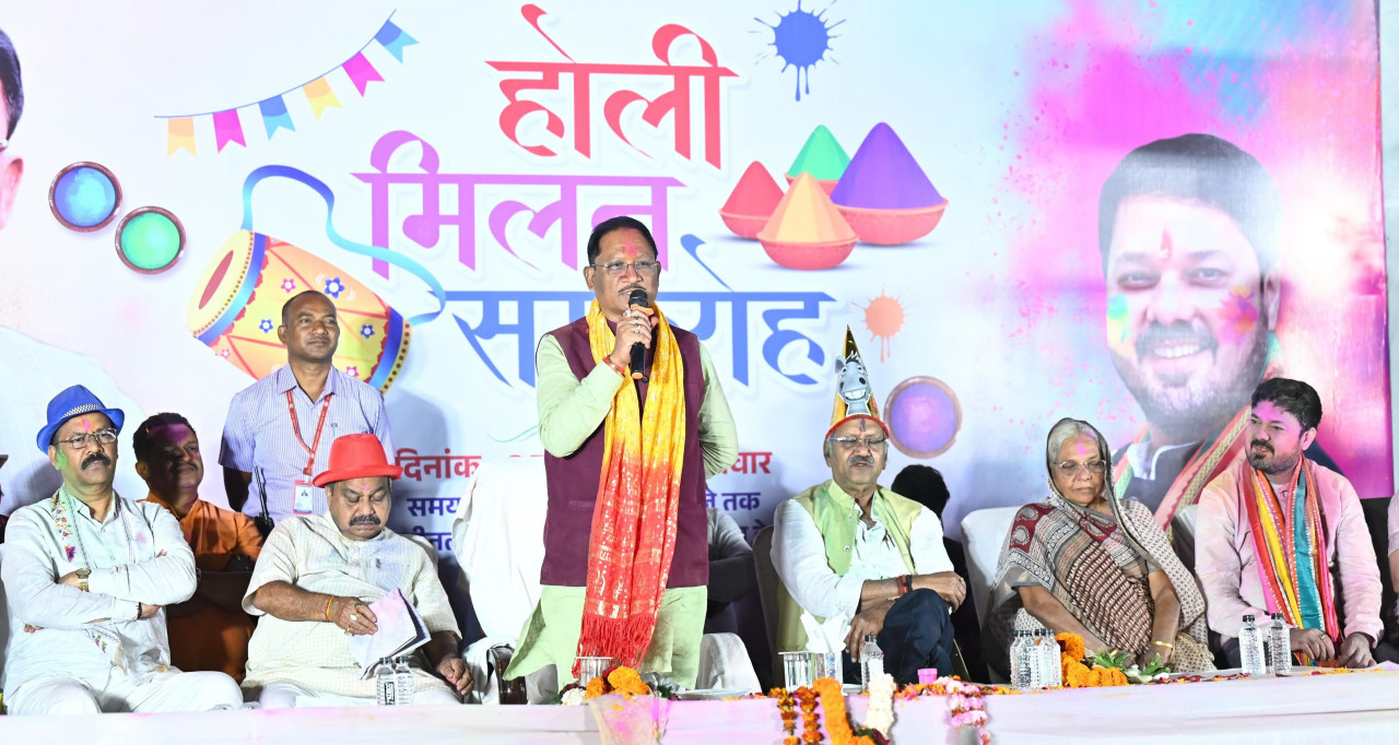 Holi a festival of joy and bonding; farmers’ prosperity adds to cheer’:  Vishnu Deo Sai