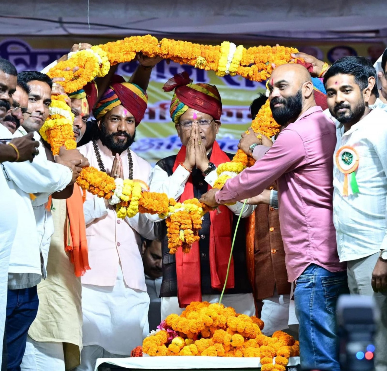 CM Vishnu Deo Sai attends Chandranahu Kurmi Kshatriya community convention