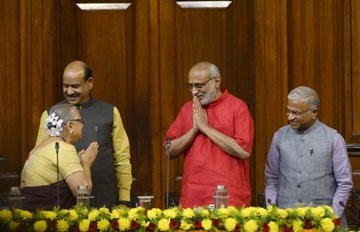 Vice President releases book ‘Tides of Time: Bharat’s History through Murals in Parliament’ authored by MP Smt. Sudha Murty