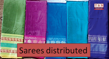 Sarees distributed to Anganwadi workers as per prescribed norms through transparent process