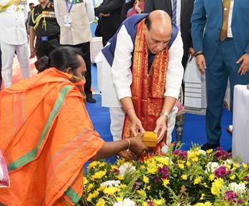 Raksha Mantri lays foundation stone of Large Cavitation Tunnel at NSTL, Visakhapatnam to boost naval research & testing capabilities