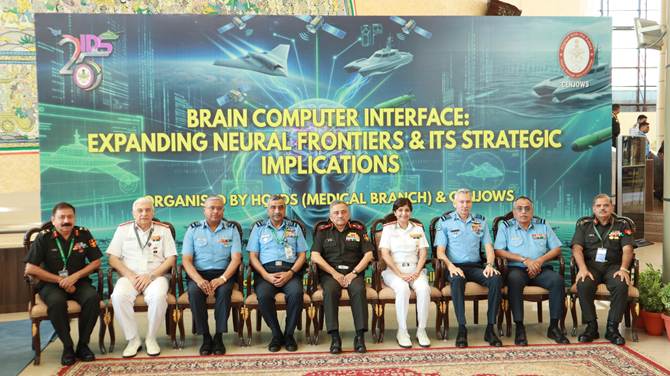 CDS Inaugurats Conference on Brain-Computer Interface & Strategic Implications at New Delhi