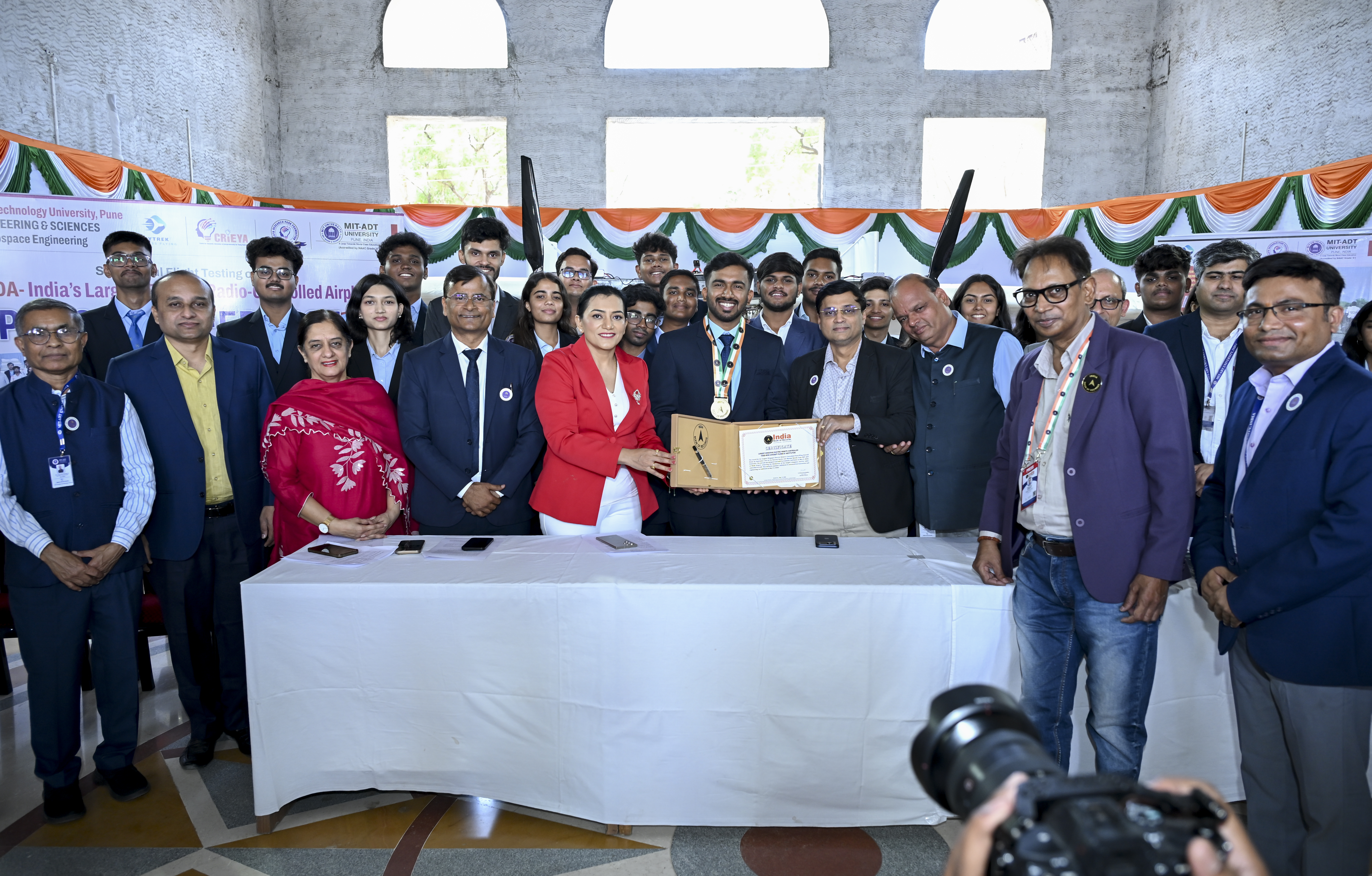 MIT ADT University Students Create India’s Largest Radio-Controlled Electric Airplane