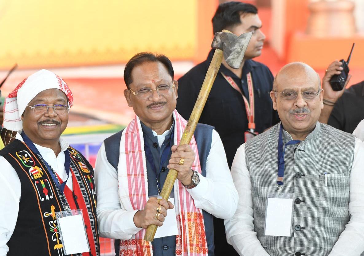Tribal Pride Resonates Across Red Fort Ground as CM Vishnu Deo Sai Highlights Nature-Centric Development