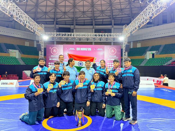 PM congratulates Indian wrestlers for outstanding performance at 2026 U23 Asian Championships