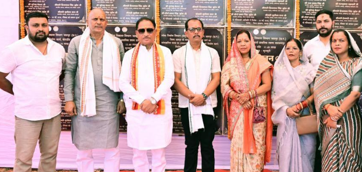 CM Vishnu Deo Sai gives major development boost to Kunkuri region: foundation stone laid and inauguration of 12 development works worth over Rs 16 crore
