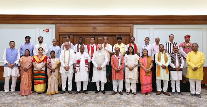 Prime Minister meets representatives of Janjati Suraksha Manch