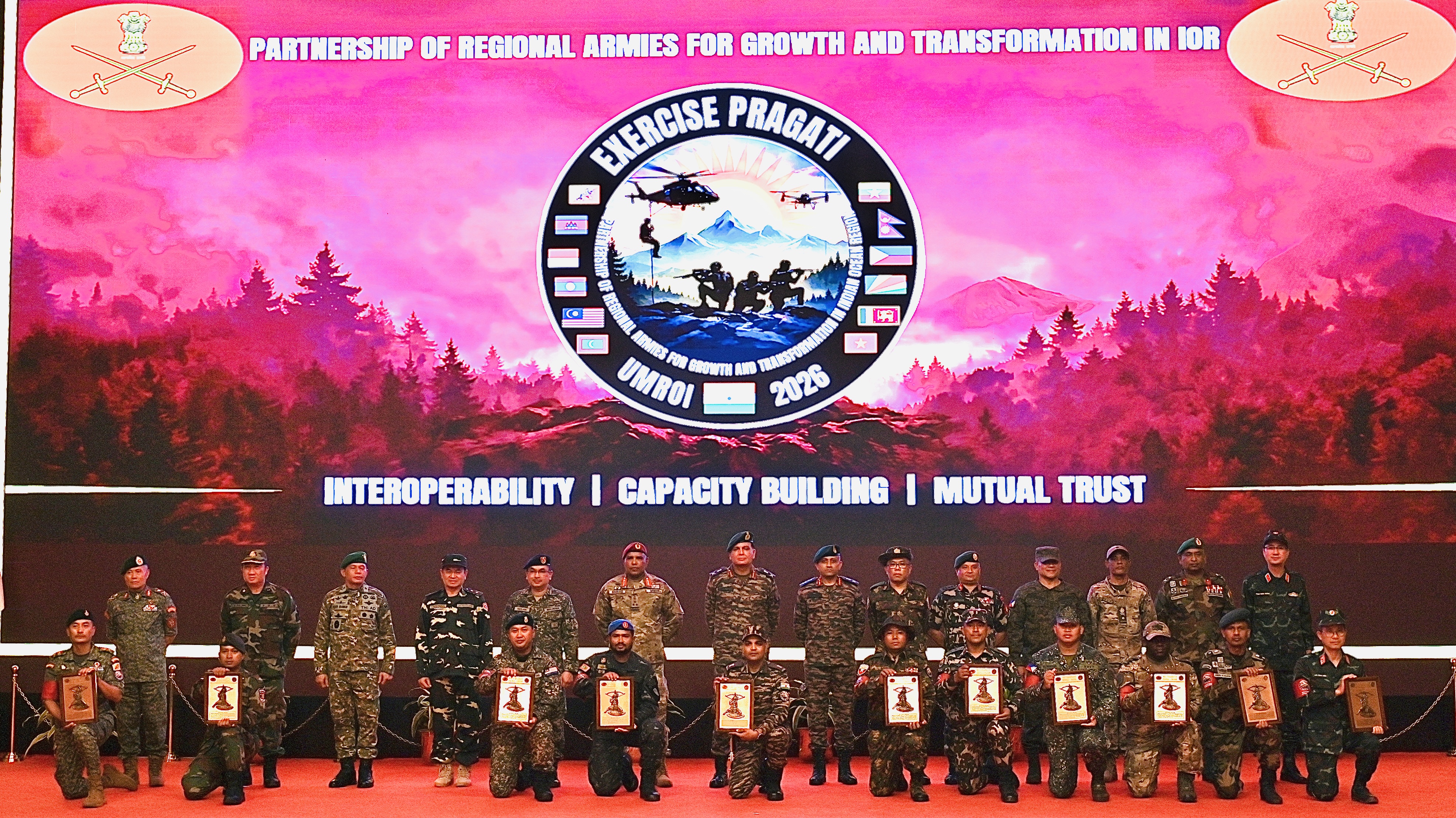 MULTILATERAL EXERCISE PRAGATI 2026 CONCLUDES AT UMROI, MEGHALAYA
