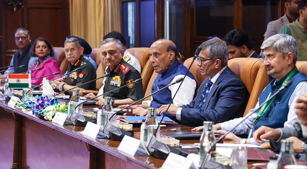 Raksha Mantri holds bilateral talks with Italian Defence Minister in New Delhi