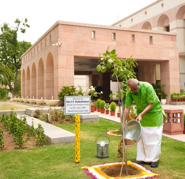 C. P. Radhakrishnan appeals all to join the ‘Ek Ped Maa Ke Naam’ Campaign on World Environment Day