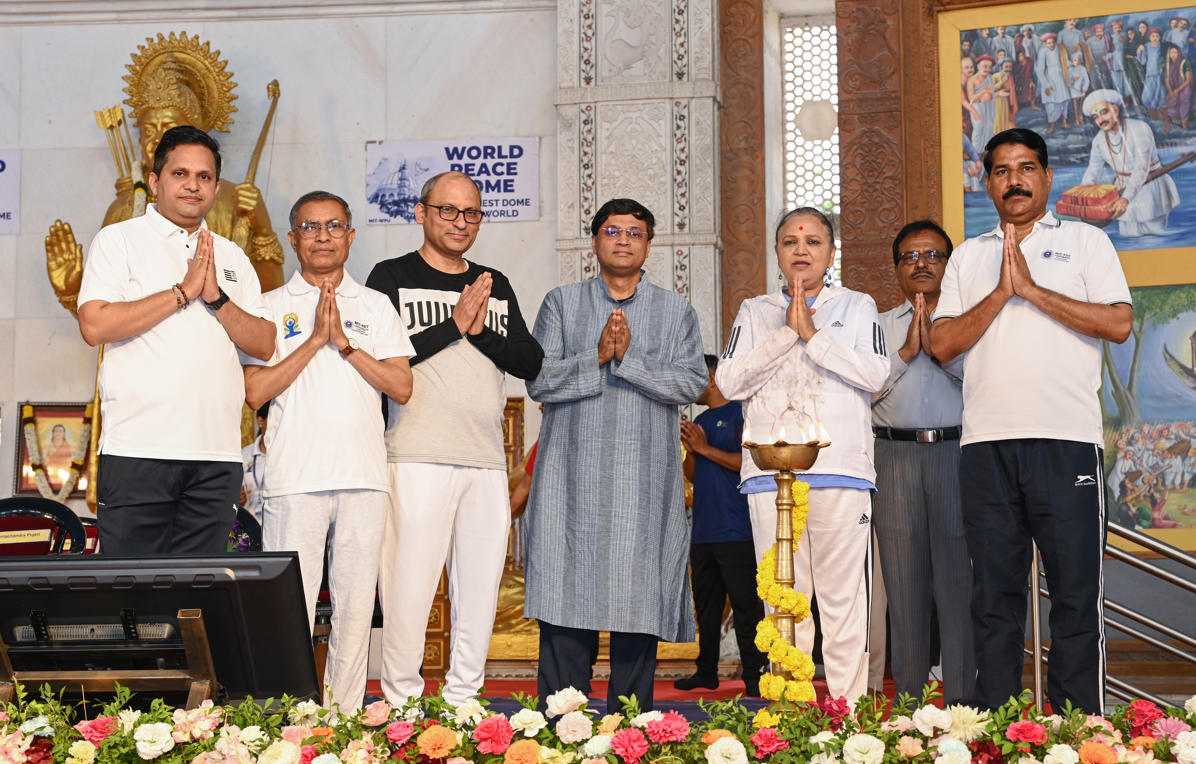 MIT-ADT University Marks International Yoga Day with Grand Community Participation