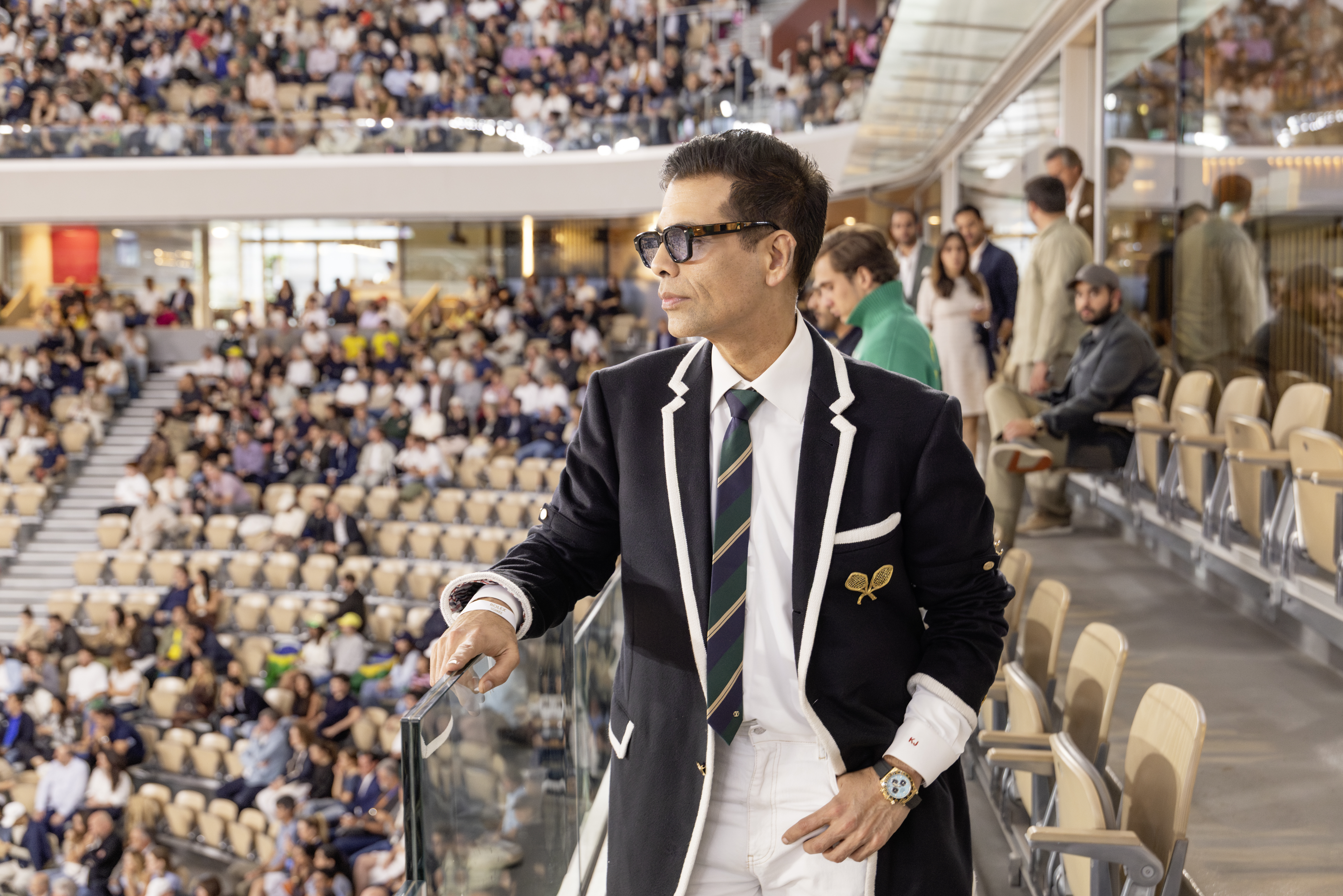 Karan Johar continues his global ascent with Rolex at Roland-Garros 2026