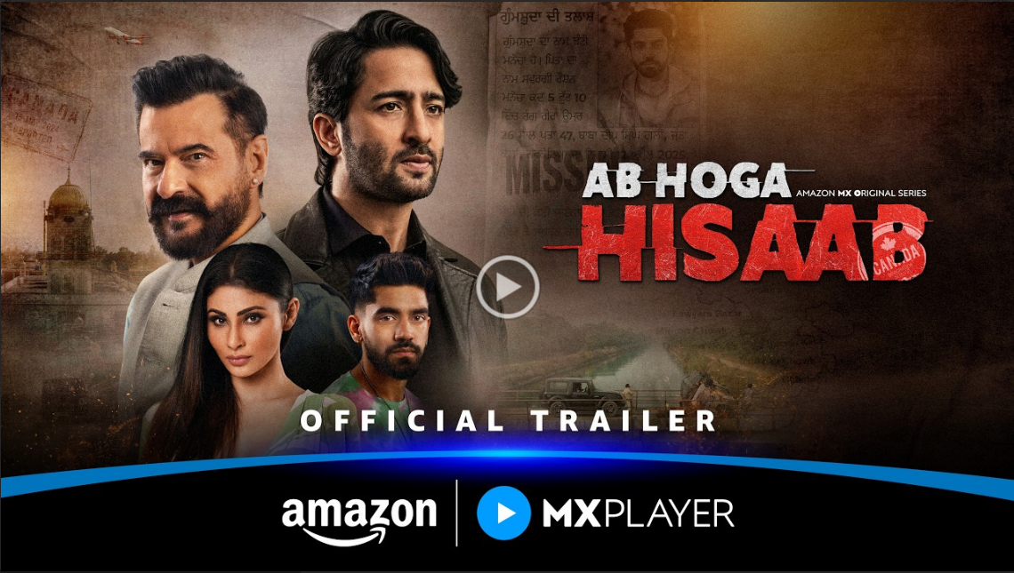 “Ab Hoga Hisaab” will stream for free exclusively on Amazon MX Player starting June 18.