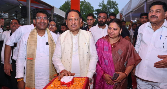 CM dedicates and lays the foundation stone of 76 Development Works Worth Rs. 603.46 crore in Gariaband