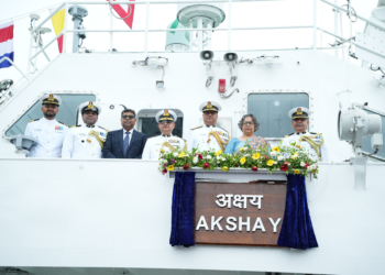 ICGS Akshay Commissioned into Bharatiya Tatrakshak Fleet