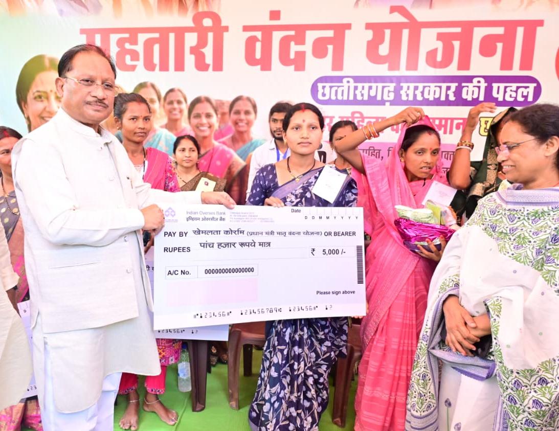 Women-Centric Welfare Schemes are Transforming Lives Across Chhattisgarh: CM Vishnu Deo Sai