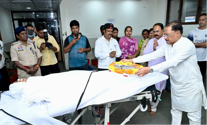 CM Vishnu Deo Sai pays tribute to Padma Vibhushan Dr. Teejan Bai