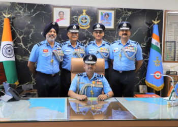 AIR MARSHAL PV SHIVANAND TAKING OVER COMMAND OF SOUTH WESTERN AIR COMMAND