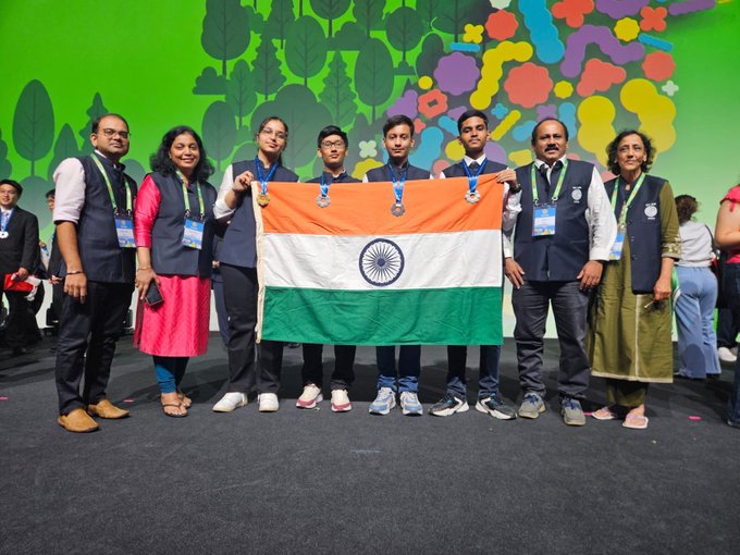 PM congratulates Indian team for outstanding performance at the 37th International Biology Olympiad