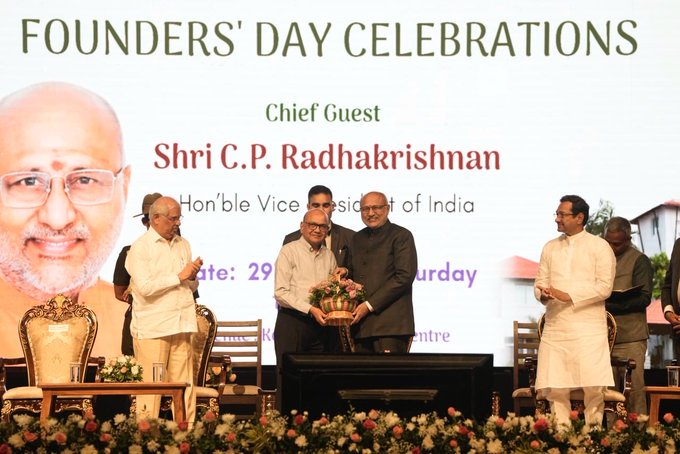 Research, innovation and industry-academia collaboration key to India’s progress: Vice President