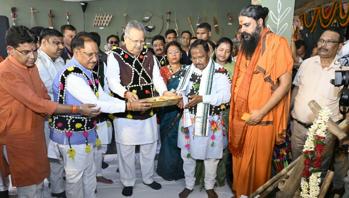 Hareli Tihar Brings Chhattisgarh’s Folk Culture and Agrarian Traditions Alive at CM House