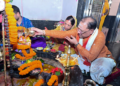 CM Sai offers prayers at Shri Phaleshwarnath Mahadev Temple on Sawan Somwar and Nag Panchami