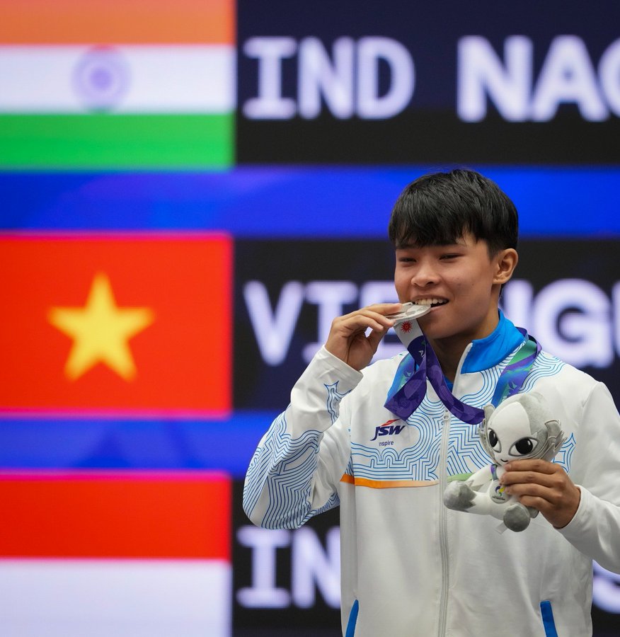 PM congratulates Naorem Roshibina Devi on winning Silver Medal in Women’s Sanda 60kg event