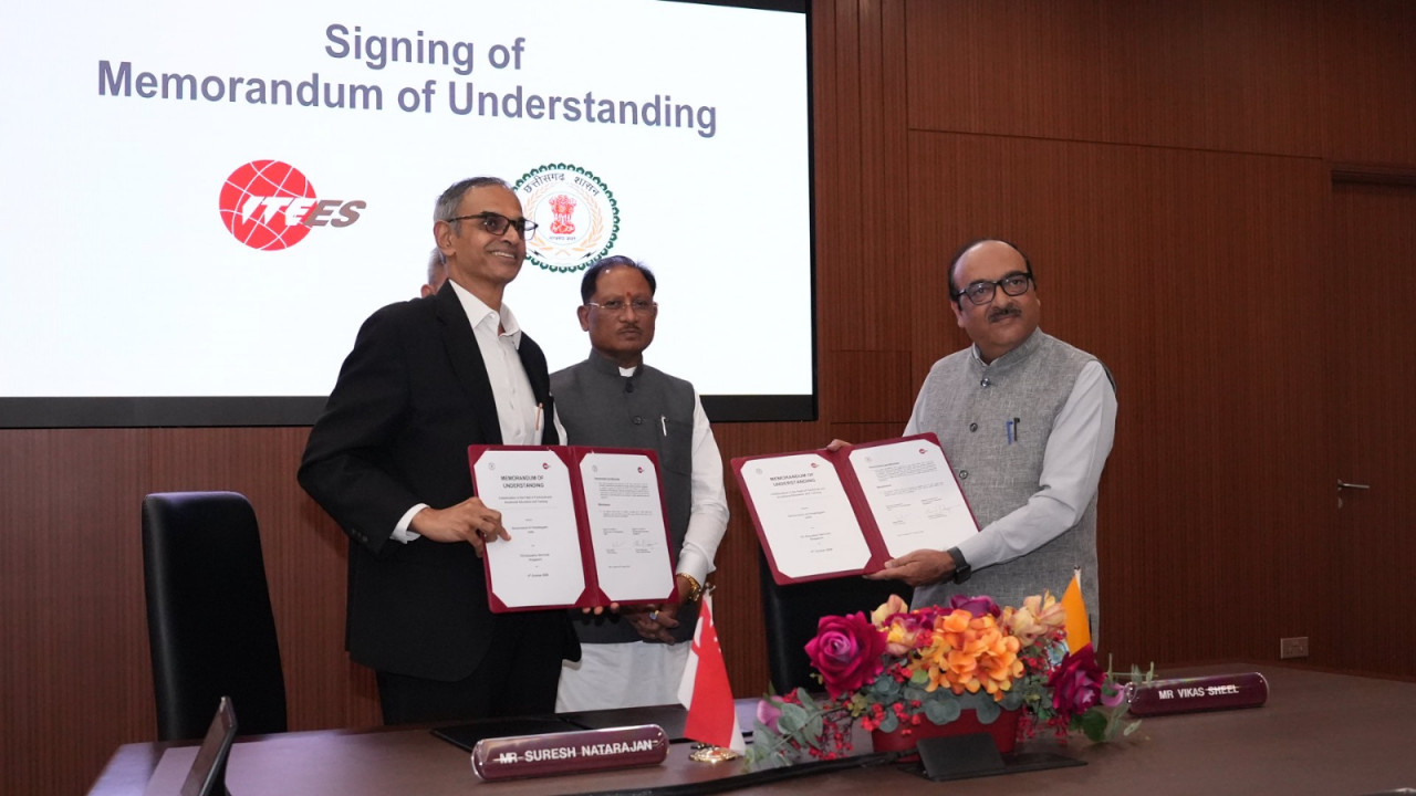 Chhattisgarh Signs Skilling MoU with ITE Education Services and Secures 350 Crore Agro-Processing Investment in Singapore