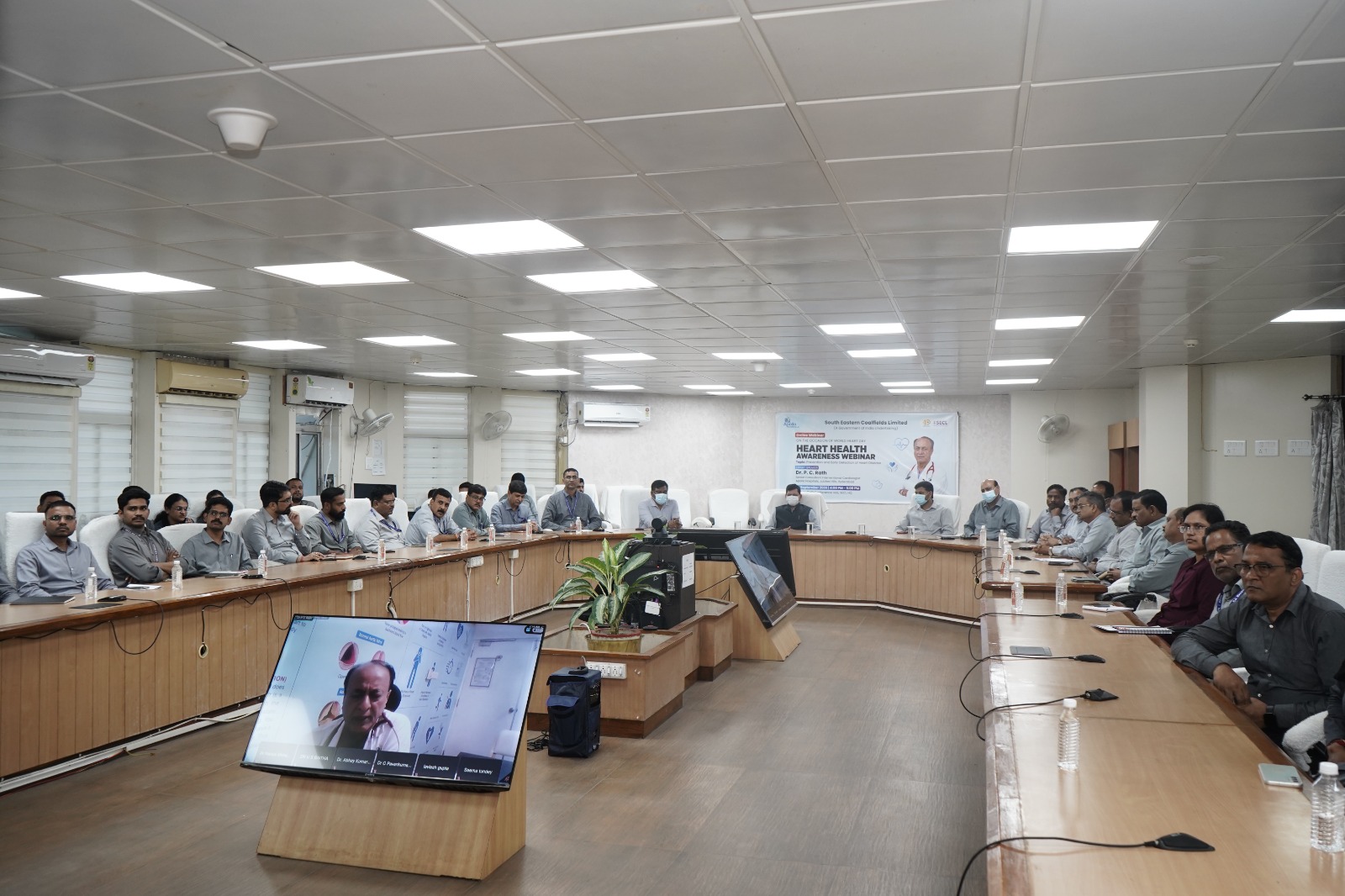 Heart Health Awareness Webinar Organized at SECL Headquarters on World Heart Day