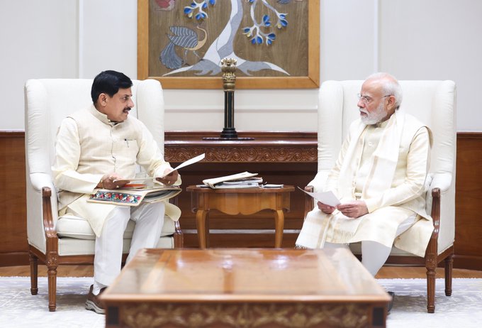 CM of Madhya Pradesh meets Prime Minister